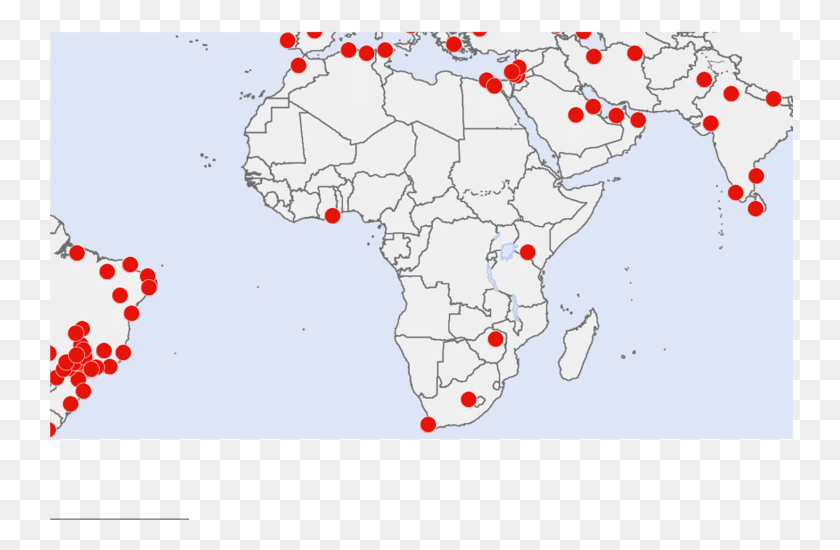 746x490 Часть Глобальной Карты С Указанием Местоположения Ядов Карта, Диаграмма, Участок, Атлас Hd Png Скачать