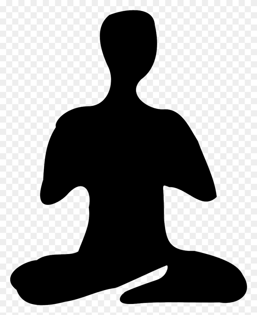 918x1140 Sectional Breathing Meditate Icon, Back, Kneeling HD PNG Download