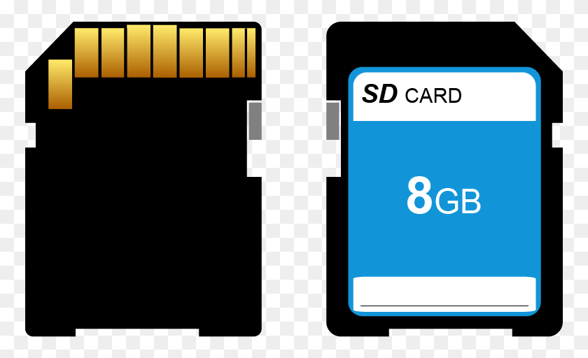 769x452 Descargar Png Secure Digital Sd Card Sd Card Icon Mac, Texto, Número, Símbolo Hd Png