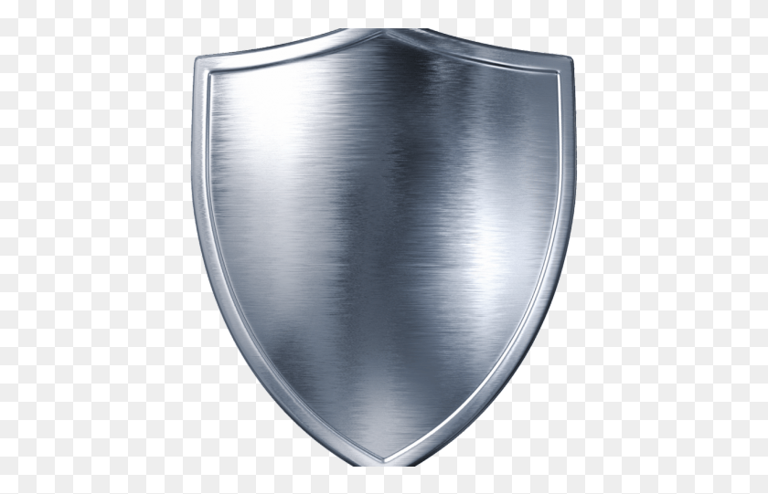 425x481 Security Shield Clipart Outline Silver Shield, Armor HD PNG Download
