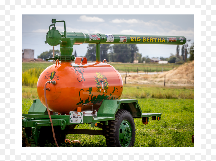 725x565 See Big Bertha Blast A Pumpkin Up To A Quarter Mile Grass, Machine, Helicopter, Aircraft HD PNG Download