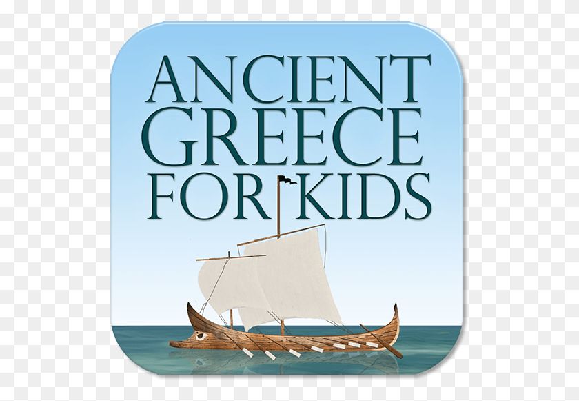 521x521 See Details Древняя Греция Дети, Лодка, Транспортное Средство, Транспорт Hd Png Скачать