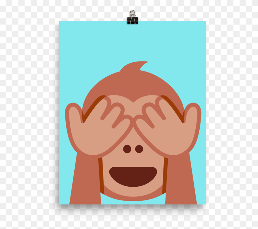 529x686 See No Evil Cartoon, Face, Head, Crowd HD PNG Download
