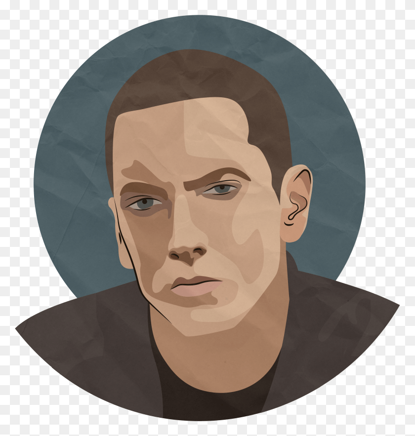 2957x3122 See The Project In Action Here Eminem Art, Face, Person, Human HD PNG Download