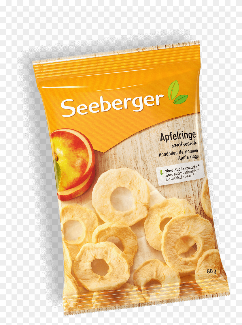 762x1066 Seeberger Apfelringe Gedreht Produktansicht Seeberger Apple Rings, Plant, Fruit, Food HD PNG Download
