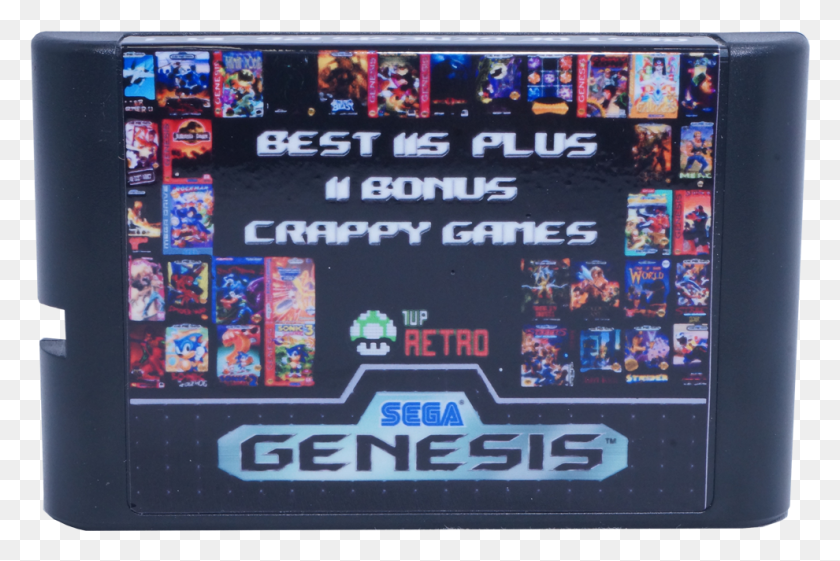 990x637 Sega Genesis Multi Cart 126 In 1 Sega Multi Cart Electronics, Outdoors, Scoreboard, Label HD PNG Download