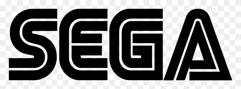 906x293 Sega Logo Font By Unknown Sega Logo Black Transparent, Gray, World Of Warcraft HD PNG Download