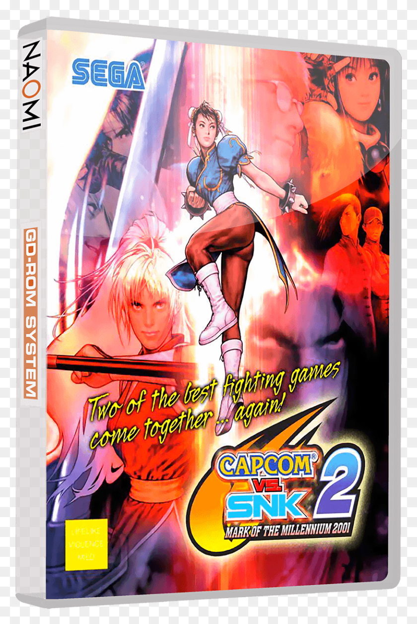 812x1245 Descargar Png Sega Naomi 3D Cajas Con Discos Gd Rom Set Capcom Vs Snk, Cartel, Anuncio, Persona Hd Png