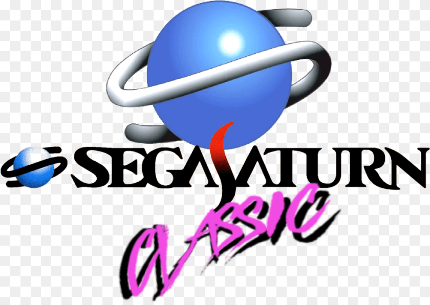 983x698 Sega Saturn Logo Sega Saturn Japan Logo, Sphere, Balloon, Astronomy, Outer Space Transparent PNG