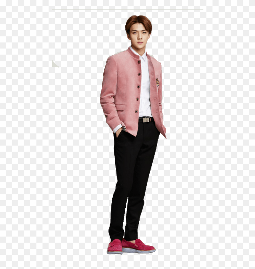 500x827 Sehun Ivy Club Photoshoot Oh Sehun 2018, Clothing, Apparel, Suit HD PNG Download