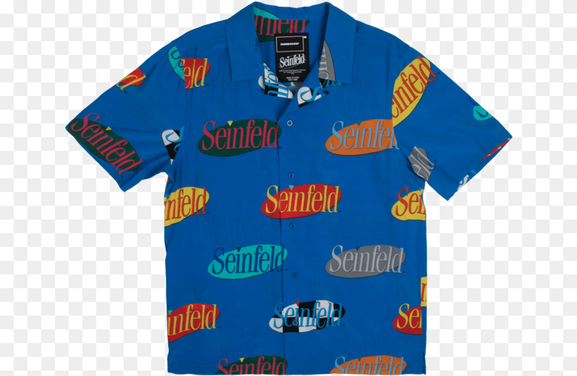 654x548 Seinfeld Logo Button Seinfeld Button Up Shirt, Clothing Transparent PNG