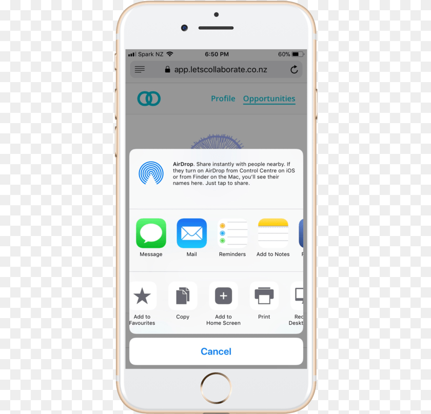 397x807 Select Add To Home Screen Share Email Ios Ipad, Electronics, Mobile Phone, Phone, Text Clipart PNG