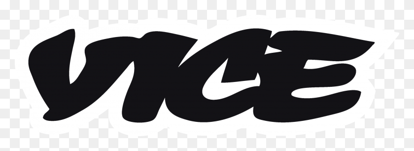 3149x994 Descargar Png Clientes Seleccionados Vice Logo Blanco, Stencil, Símbolo, Marca Registrada Hd Png