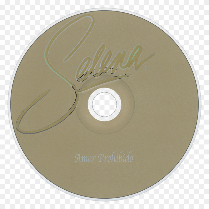 1000x1000 Selena Amor Prohibido Cd Disc Image Cd, Disk, Dvd HD PNG Download