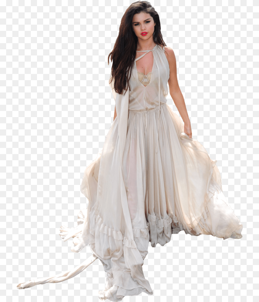 736x980 Selena Gomez Selena Gomez In Dress, Wedding Gown, Clothing, Wedding, Fashion PNG