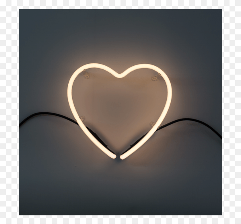 711x721 Seletti Neon Font Neon Lamp Shaped Cm Heart, Light, Path, Label HD PNG Download