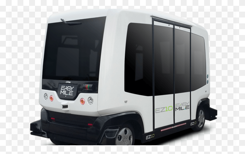 800x480 Self Driving Bus Tryouts Could Lead Way To Efficient Easymile, Vehicle, Transportation, Van HD PNG Download