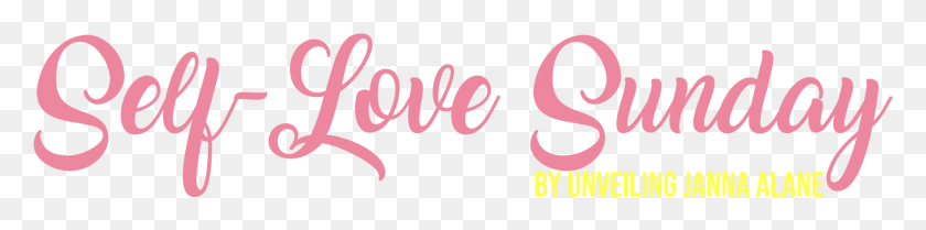 1832x352 Self Love Sunday Calligraphy, Text, Alphabet, Label HD PNG Download