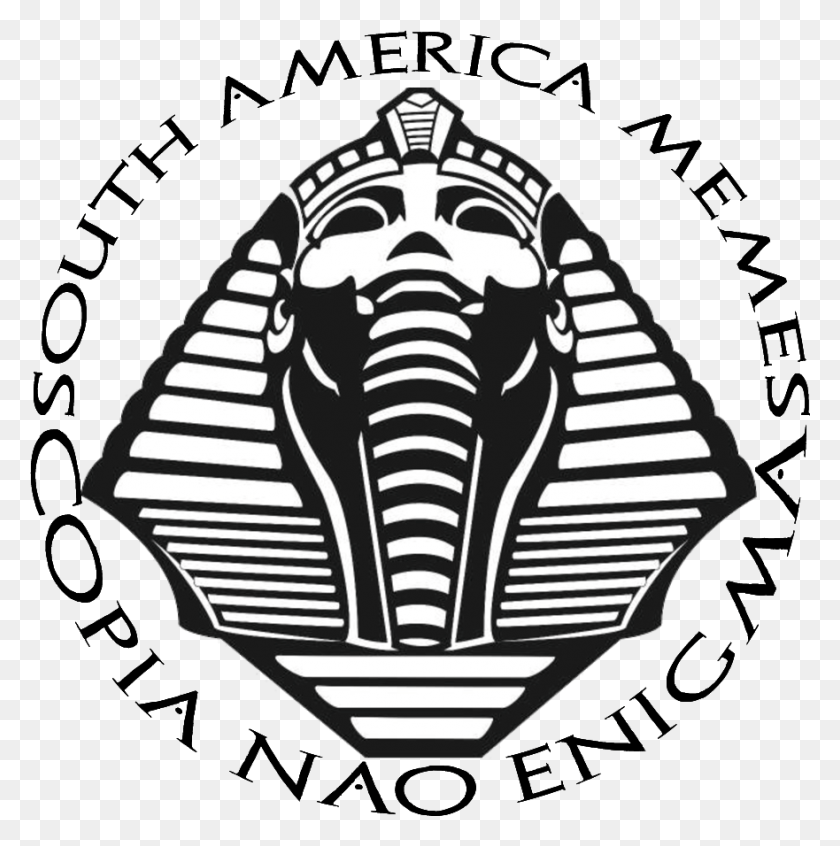 881x888 Descargar Png Selo South America Memes Com Fundo Branco Alpha Phi Alpha, Logotipo, Símbolo, Marca Registrada Hd Png