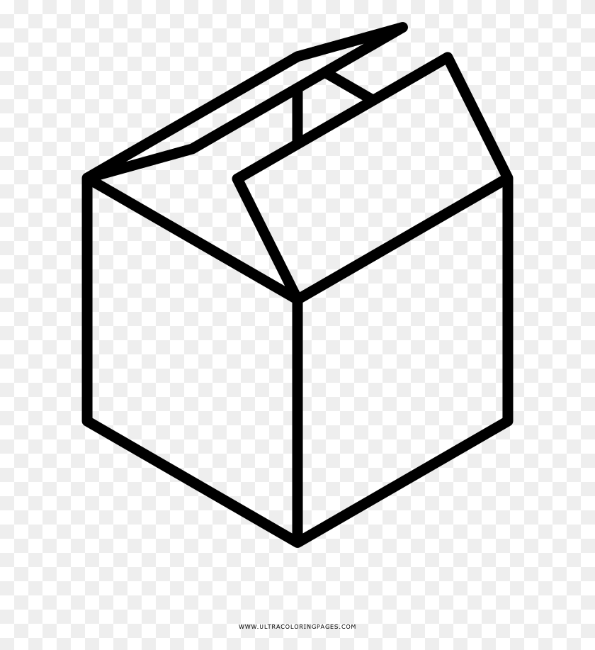 611x857 Раскраска Полуоткрытая Коробка, Серый, Мир Варкрафта Png Скачать