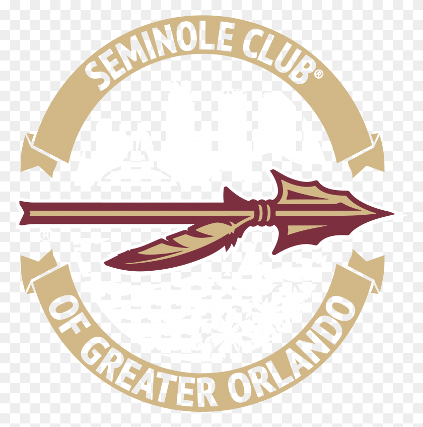 2303x2325 Descargar Png / Seminole Club Of Greater Orlando Fsu Spear, Símbolo, Texto, Logotipo Hd Png