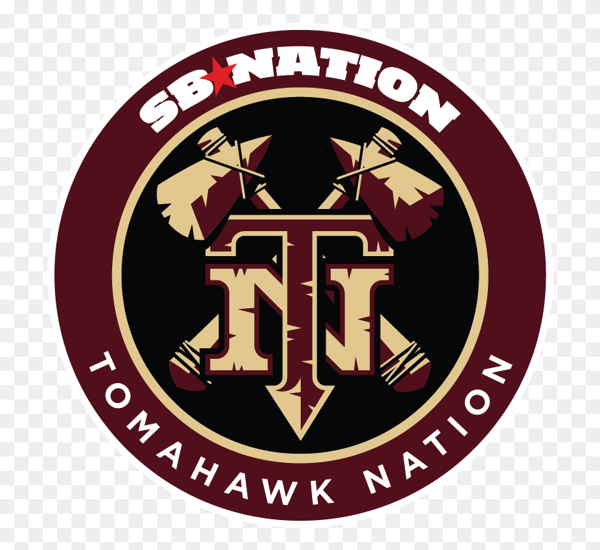 710x711 Seminoles Blog Tomahawk Nation Fsu Vs Uf Florida State Sb Nation Nets Logo, Symbol, Trademark, Emblem HD PNG Download