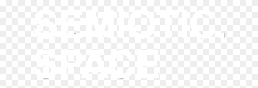 622x227 Semiotic Space Monochrome, Text, Number, Symbol HD PNG Download