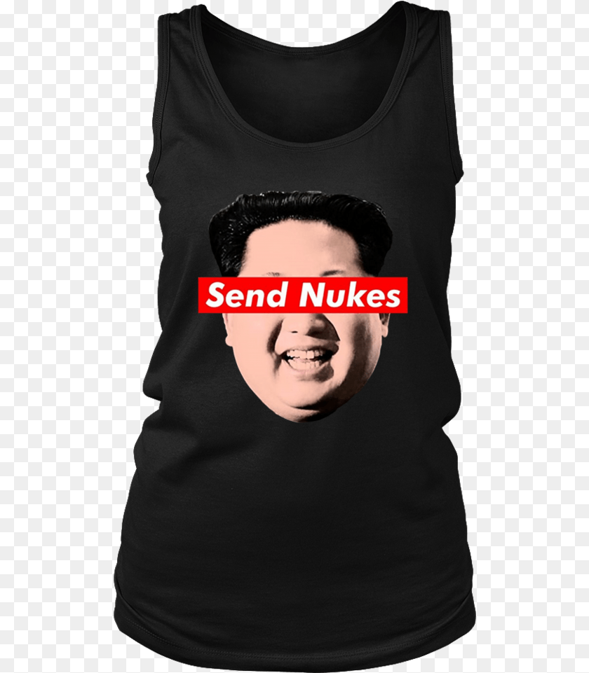Send Nukes Kim Jong Un Shirt, Clothing, T-shirt, Adult, Male Clipart PNG