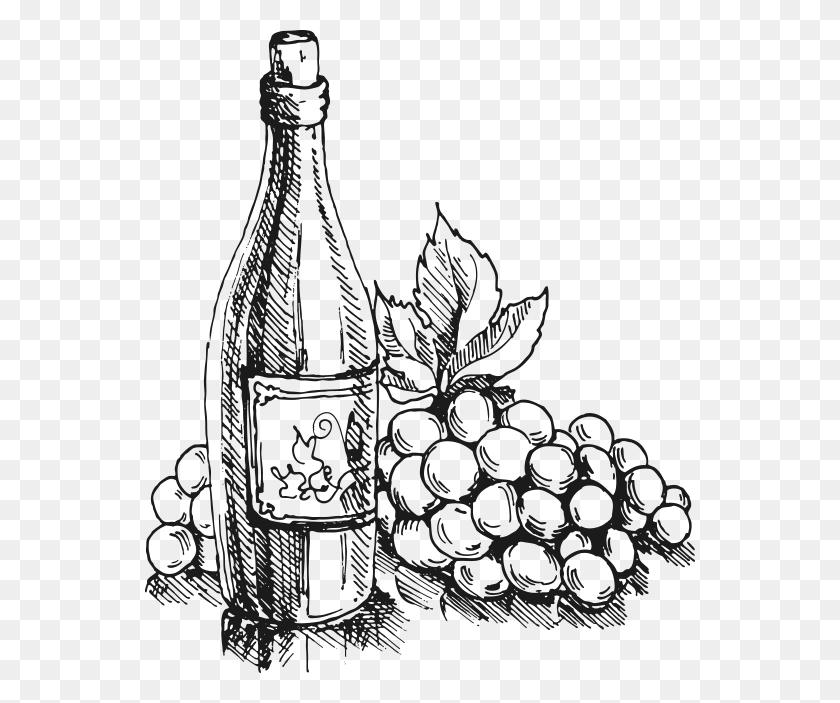 550x643 Send Us A Message Wine Bottle Drawing, Gray, World Of Warcraft, Text HD PNG Download