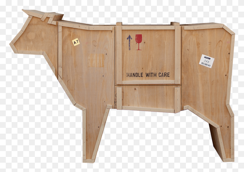 945x645 Sending Animals Wooden Furniture Cow 0 Mucca Seletti, Wood, Plywood, Box HD PNG Download