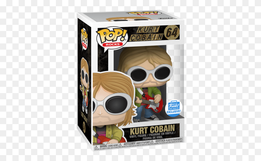 350x459 Sending Kurt Cobain Some Love Today With This Funko Kurt Cobain, Sunglasses, Accessories, Accessory HD PNG Download