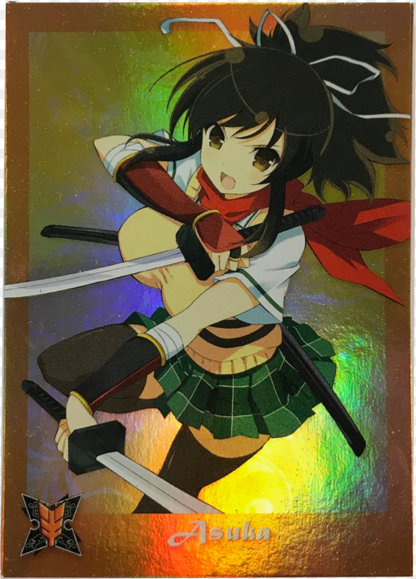 Senran Kagura Hanzou Cards, Person, Book, Publication, Comics Sticker PNG