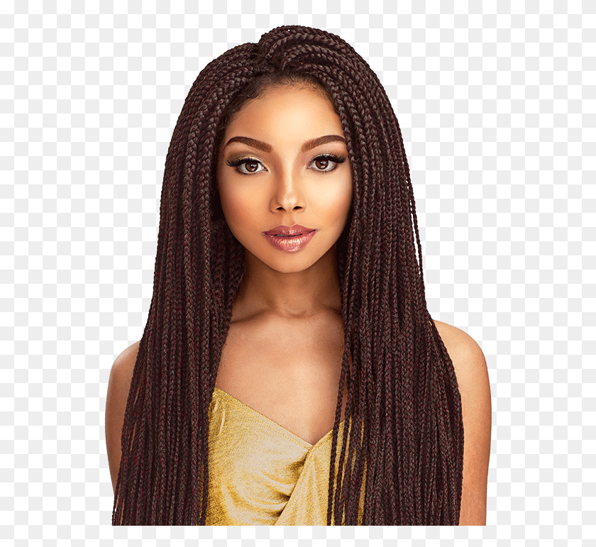 547x711 Sensationnel African Collection X Jumbo Pre Stretched Xpression Pre Stretched Braiding Hair, Wig, Face, Person HD PNG Download