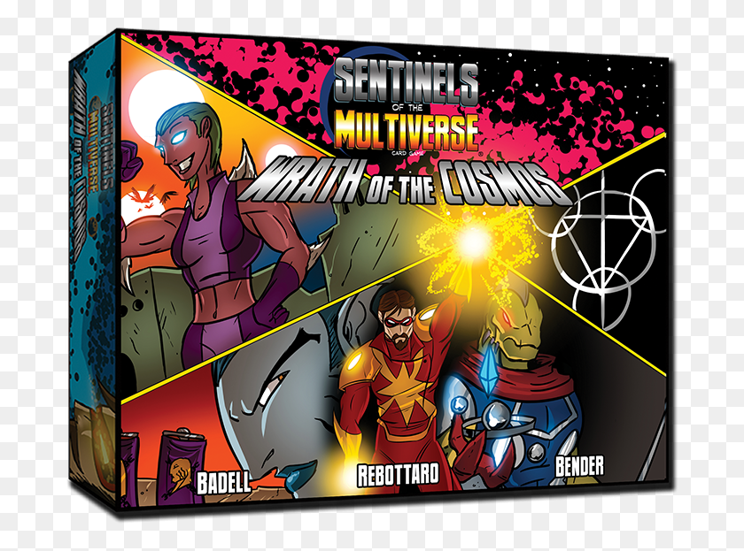 693x563 Sentinels Of The Multiverse Sentinels Of The Multiverse Wrath Of The Cosmos, Poster, Advertisement, Person HD PNG Download