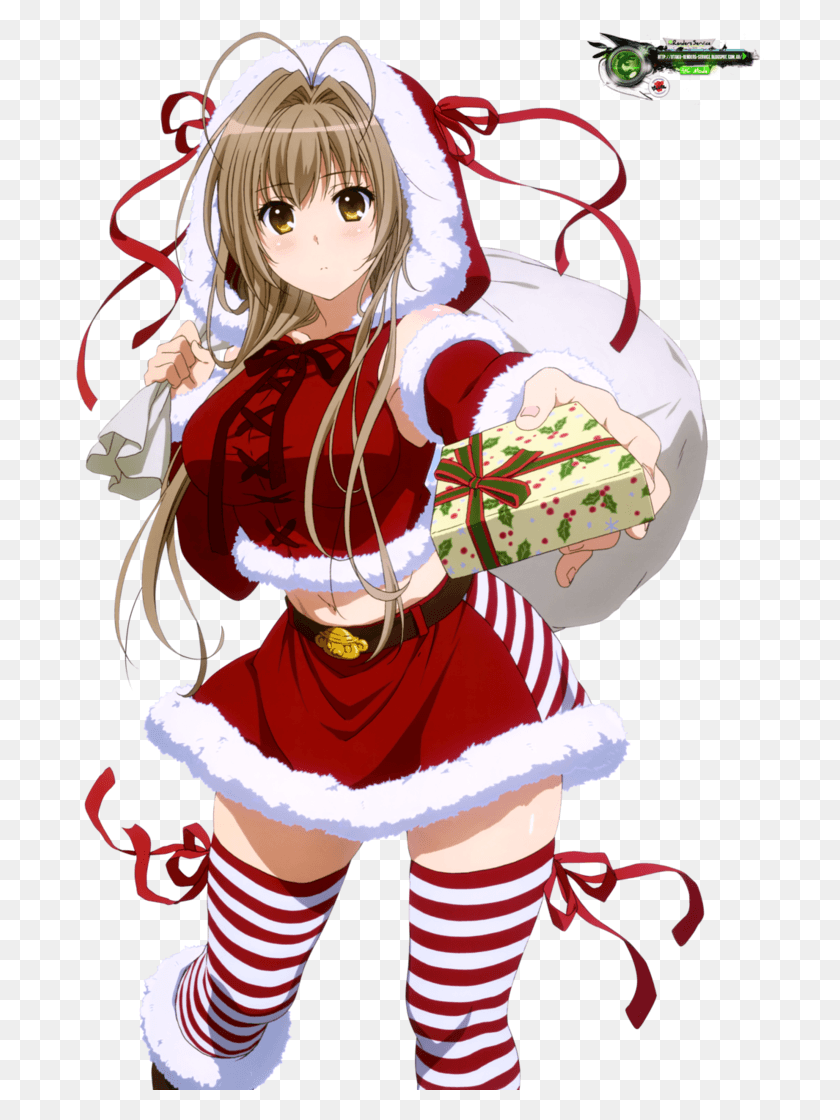 689x1060 Sento Claus Wishes You A Merry Christmas Amagi Brilliant Park, Comics, Book, Manga HD PNG Download