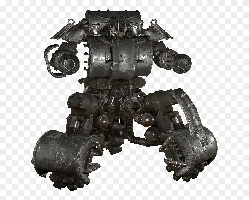 630x613 Sentry Bot Carnage Fallout 76 Sentry Bot, Toy, Machine, Engine HD PNG Download