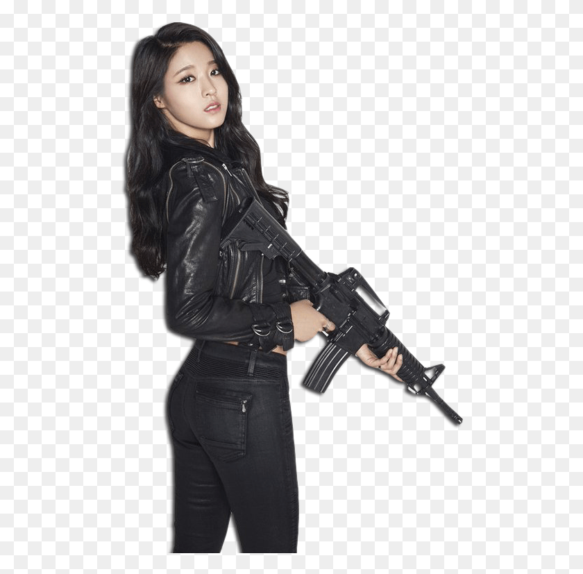 494x767 Seolhyun Sudden Attack, Person, Human, Gun HD PNG Download