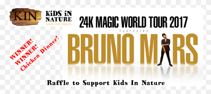 1125x458 Sep Bruno Mars 24k Magic World Tour Raffle Graphic Design, Person, Human, Text HD PNG Download