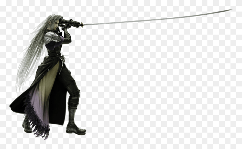927x544 Sephiroth Ff Alucard Sword Castlevania Netflix, Duel, Ninja, Person HD PNG Download