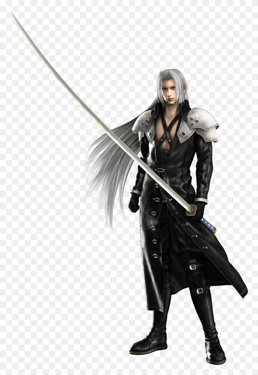 905x1345 Sephiroth Transparent Background Final Fantasy Sephiroth, Costume, Person, Human HD PNG Download