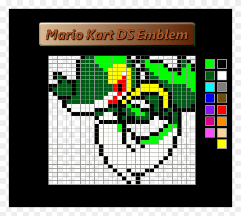 900x800 September 26th 2012 Mario Kart Ds Emblem Templates, Text, Pac Man, Number HD PNG Download