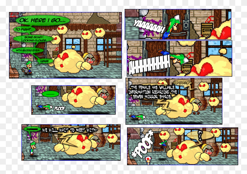 1073x733 September 3rd 2012 Cartoon, Angry Birds, Super Mario HD PNG Download