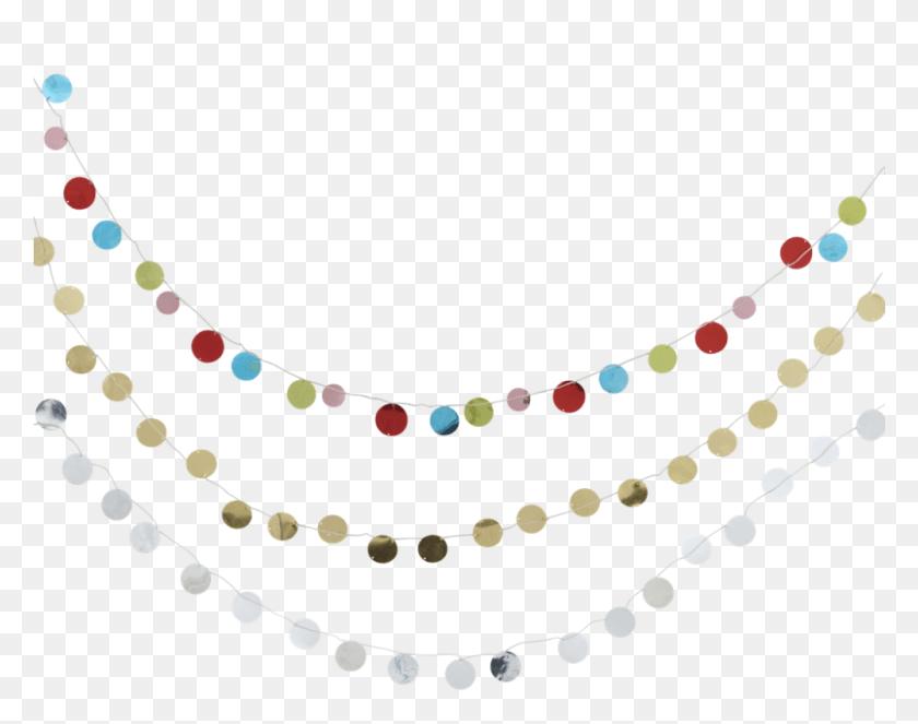 1001x775 Sequin Garland In Gold Silver Or Mixed Colours By Bead, Necklace, Jewelry, Accessories HD PNG Download