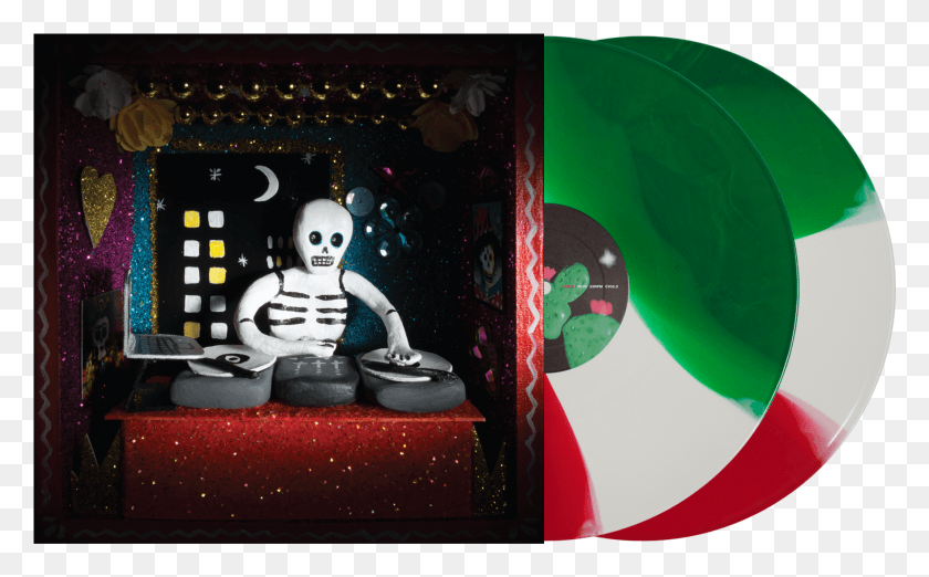 1761x1045 Serato Mexico Da De Los Muertos 12 Control Vinyl Serato Mexico, Figurine, Text, Robot HD PNG Download