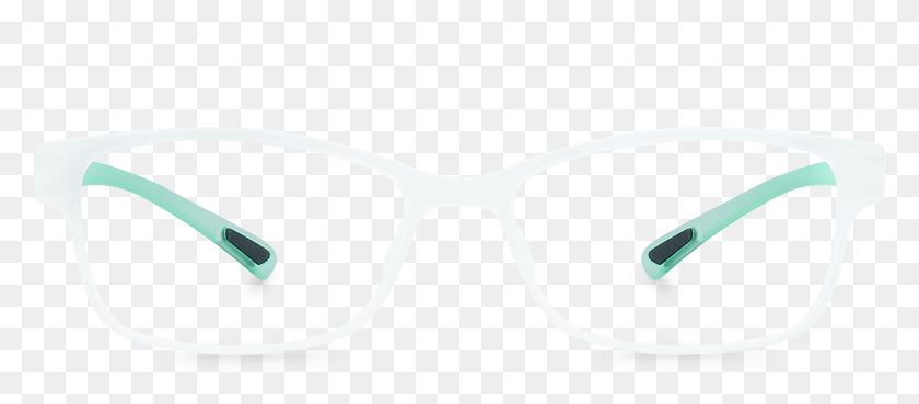 1783x708 Serenity Mint Front View Plastic, Glasses, Accessories, Accessory HD PNG Download