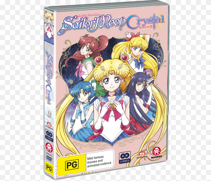516x724 Serie Sailor Moon Crystal, Book, Comics, Publication, Baby Sticker PNG