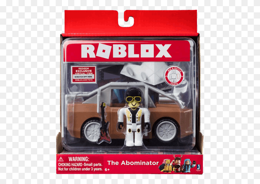 479x536 Series 3 Action Figure And Vehicle Set Roblox Abominator, Wheel, Machine, Person HD PNG Download