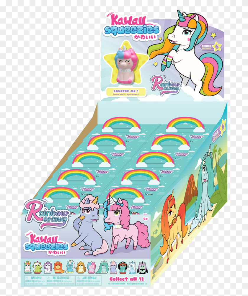 703x945 Series 6 Kawaii Squeezies Unicorn, Label, Text, Plant HD PNG Download