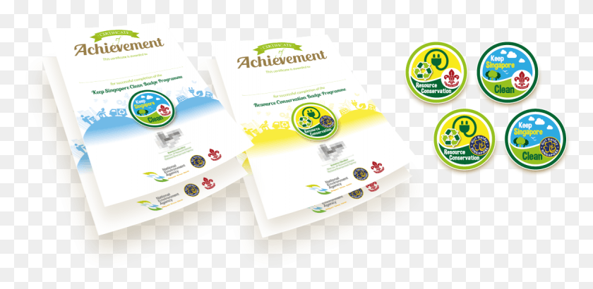 1169x525 Series Certificate Designs National Environment Agency Flyer, Advertisement, Poster, Paper HD PNG Download