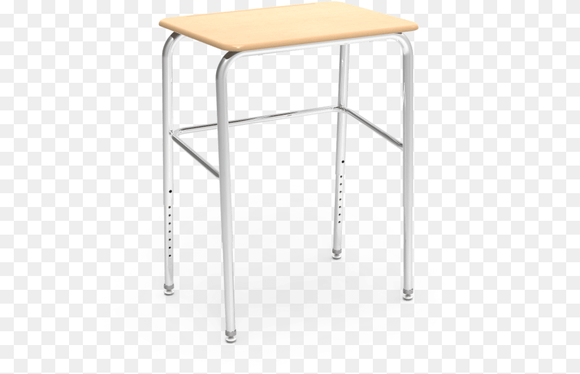 576x542 Series Student Desk 18quot X 24quot Laminate Top Student Virco Student Desk With Chrome Frame Leg Brace Fusion, Bar Stool, Furniture Clipart PNG